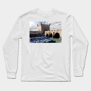 Essaouira Fishing Harbour Long Sleeve T-Shirt